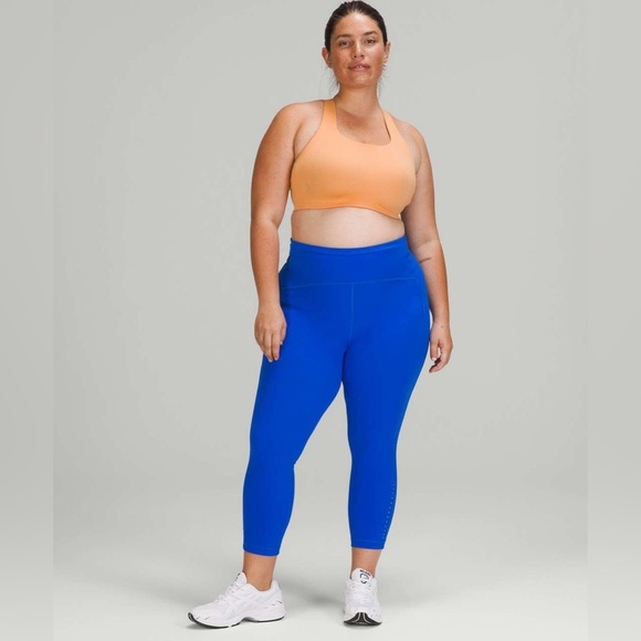 NWOT Lululemon Swift Speed High-Rise Crop 23" Blazer Blue Tone Size 4 - Picture 4 of 14